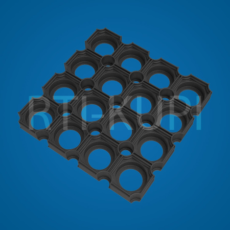 Ковер резиновый ячеистый 1200х800х16